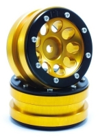 MT - Beadlock Wheels PT- Ecohole Gold/Schwarz 1.9 (2 St.) (MT0050GOB)