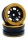 MT - Beadlock Wheels PT- Distractor Schwarz/Gold 1.9 (2 St.) (MT0040BGO)