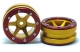 MT - Beadlock Wheels PT- Slingshot Gold/Rot 1.9 (2 St.) (MT0030GOR)