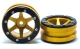 MT - Beadlock Wheels PT- Slingshot Gold/Schwarz 1.9 (2 St.) (MT0030GOB)