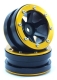 MT - Beadlock Wheels PT-Slingshot Schwarz/Gold 1.9 (2 St.) (MT0030BGO)