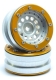MT - Beadlock Wheels PT-Bullet Silber/Gold 1.9 (2 St.) (MT0020SGO)
