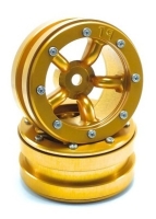 MT - Beadlock Wheels PT-Safari Gold/Gold 1.9 (2 St.) (MT0010GOGO)