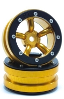 MT - Beadlock Wheels PT-Safari Gold/Schwarz 1.9 (2 St.) (MT0010GOB)
