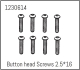 Absima - Kopfschraube M2.5*14 (8 St.) (1230614)