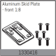 Absima - Aluminium Skid Platte - vorne (1330416)
