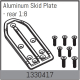 Absima - Aluminium Skid Platte - hinten (1330417)
