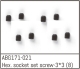 Absima - Hex. Socket Set Screw M3*3 (8PCS) (ABG171-021)