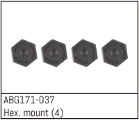 Absima - Hex Wheel Hubs (4 Sück)