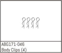 Absima - Body Clips (4 Stück)