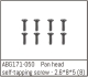 Absima - Pan Head Self-tapping Screw M2.6*8*5 (8PCS)...