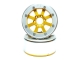 MT - Beadlock Wheels HAMMER gold/silber 1.9 (2 St.) ohne Radnabe (MT5040GOS)