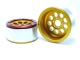 MT - Beadlock Wheels GUN gold/rot 1.9 (2 St.) ohne Radnabe (MT5020GOR)