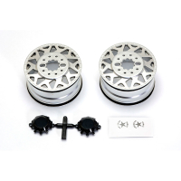 CEN-Racing - American Force H01 CONTRA Wheel (Silver, w/ blk cap) (CD0602)