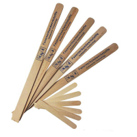 R&G - Wooden stirring spatula spatula made of beech 93 x 10 x 2mm (50 pieces)