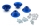 Airtop Alu Tuning Felgen blau (2 Paar)