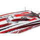 Blackjack 42 Zoll Brushless 8S Catamaran weiß/rot RTR