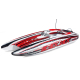 Proboat - Blackjack 42 Zoll Brushless 8S Catamaran weiß/rot RTR