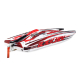 Proboat - Blackjack 42 Zoll Brushless 8S Catamaran weiß/rot RTR