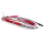 Proboat - Blackjack 42 Zoll Brushless 8S Catamaran weiß/rot RTR