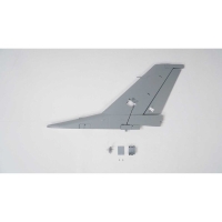 Horizon Hobby - Vertical Fin and Rudder: F-16 Falcon-Gray 80mm EDF (EFL87878)