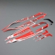 Horizon Hobby - Decal Set White/Red: Impulse 32 (PRB289007)