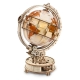 Lasercut - wooden kit globe Luminous