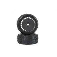 Horizon Hobby - dBoots Katar T Belted 6S Tire Set Glued (Blk) (2) (ARA550097)