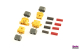 iRC-Electronic XT60L Stecker & Buchse (2 Paar) (A85110)