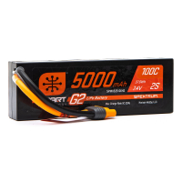 Horizon Hobby - 5000mAh 2S 7.4V Smart G2 LiPo 100C; IC3 (SPMX52S100H3)
