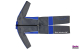 Para-RC Pilotenoverall Zweiteiler blau/grau 1:3 (67108050)