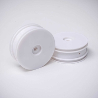 Horizon Hobby - Front Wheel, White (2): Mini-B (LOS41025)