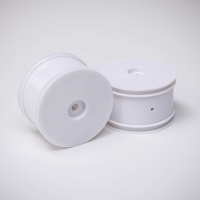 Horizon Hobby - Rear Wheel, White (2): Mini-B (LOS41026)