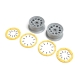Horizon Hobby - Wheels, Silver, Yellow Beadlock (2): DBXL...