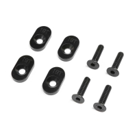 Horizon Hobby - EngineMountInsert & Screws 19T, Black(4): DBXL 2.0 (LOS252137)