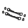 Horizon Hobby - Front Hinge Pin Braces, Black: DBXL 2.0 (LOS254071)