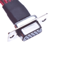 Voltmaster - Cable harness SUB-D socket for 5 servos - end JR STecker- 25, 50, 125, 185, 185cm