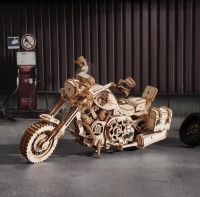 Lasercut - Holzbausatz Cruiser Motorrad