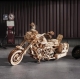 Lasercut - wooden kit cruiser motorcycle