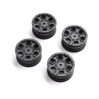 Horizon Hobby - 1.0 Ford Bronco Wheel Black (4): SCX24 (AXI40006)