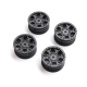 Horizon Hobby - 1.0 Ford Bronco Wheel Black (4): SCX24...