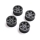 Horizon Hobby - 1.0 Ford Bronco Wheel Black (4): SCX24 (AXI40006)