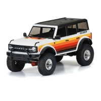 Pro-Line 2021 Ford Bronco Karo klar Set mit Scale Anbauteile (PRO3570-00)