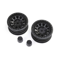 Horizon Hobby - 1.9 Black Rhino Primm Wheels, 12mm Hex, Black (2) (AXI43015)