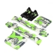 Horizon Hobby - Body/Driver Set, Green, Silkscreened:...