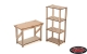 RC4wd - 1/10 Wood Garage Shelves and Work Bench Set...