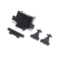Horizon Hobby - Rear Bulkhead, Toe Block, Link Mount: Mini JRX2 (LOS211028)