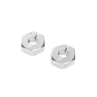 Horizon Hobby - Clamping Front Wheel Hexes, Aluminum: 22S (LOS332005)