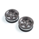 Horizon Hobby - Front Wheel, Black Chrome (2): 22S Drag...