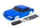 Traxxas - Karo Ford Mustang Fox Body blau lackiert...